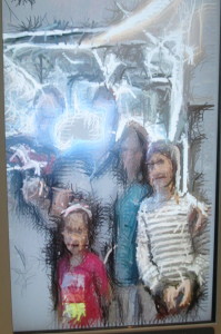 Sketchpad mirror at the Exploratorium