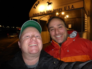 J-man and I pose for a "selfie"-style photo on the way out of the Stone Pony