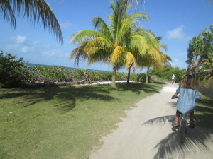 Caye Caulker was a great place to tool around on a bike.