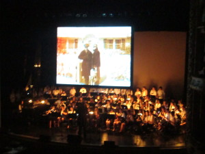 Zoe and the ORMS Jazz Band and Studio Orchestra perform at the Portsmouth Music Hall.