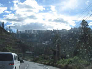 The "outer ring" of Quito as seen from Ivans car on the way from the airport.
